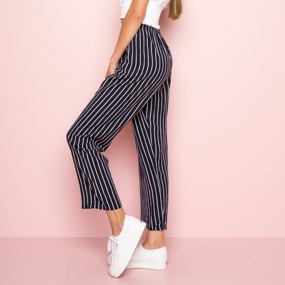 Brandy Melville Pants - Brandy ♥ Melville Germany Frankie Pants Navy Blue